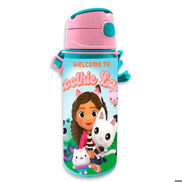 Aluminiumkanna tjej Kids Licensing Gabbys Dollhouse turkos