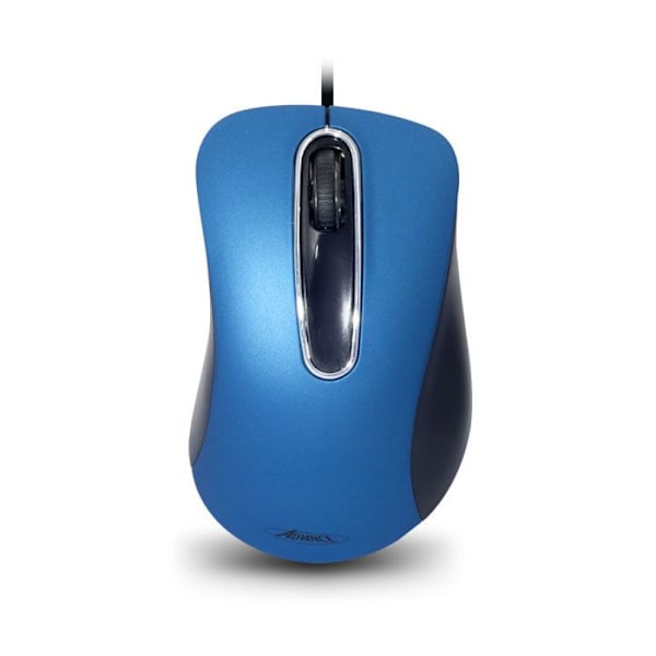 Shape 3D Mouse S-3D-BL - ADVANCE - Kabelansluten - Optisk - 3 knappar - 1000 DPI - Blå