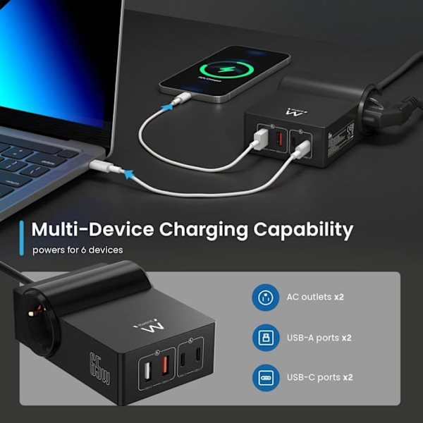 Laddare - Ewent nätadapter - EW3992