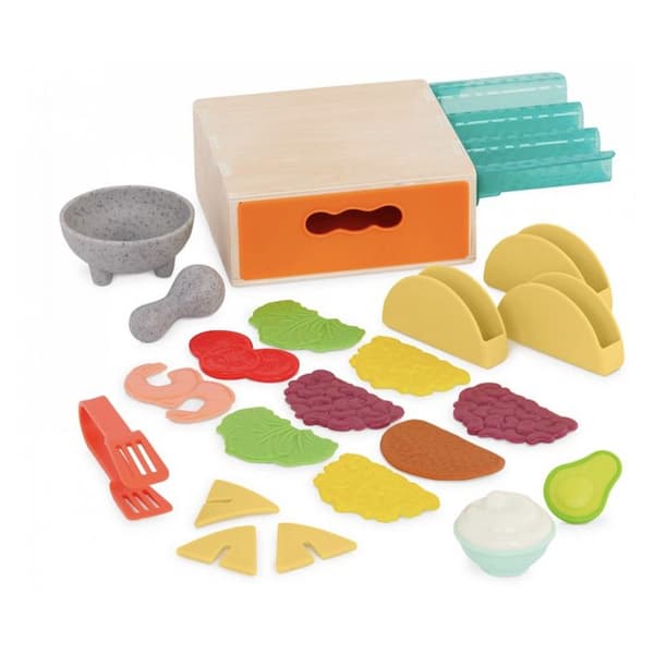 Taco-set - B.TOYS - BX2233 - Orange - Med tillbehör - För barn