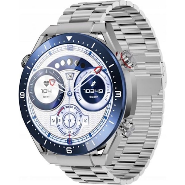 Maxcom - EW01SL - Smartwatch Smartwatch EcoWatch 1 1,52400 mAh IP67 Samtal Tre Band Silver