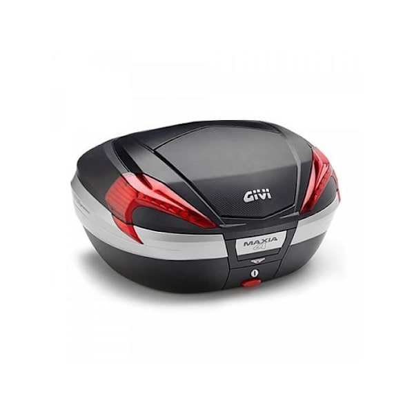 Top Case - Givi - V56N MAXIA 4 - 56 Liter - Röd - Universell - Fyra säsonger