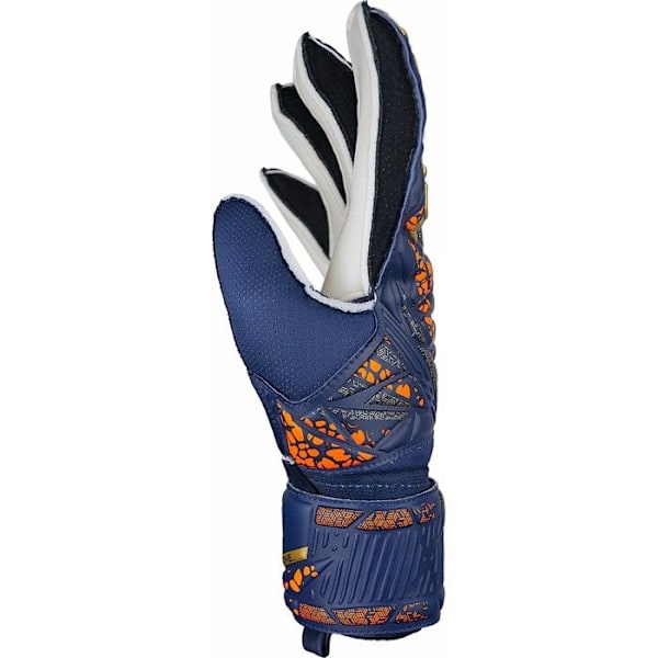 Målvaktshandskar - Reusch - Attrakt Solid - Maximal grepp - Hållbar - Unisex premium blå/guld L/XL