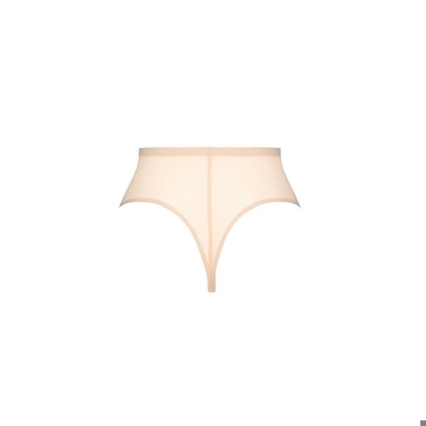 Formande tulle trosor för kvinnor Bye Bra Mid Waist beige M