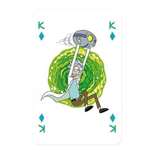 Kortspel - Waddingtons - Rick och Morty - Vit - Kartong - Rektangulär