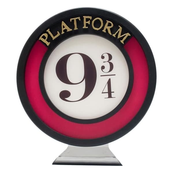 Harry Potter Platform 9 3/4 20 cm stämningslampa - BLUE SKY STUDIOS Blå