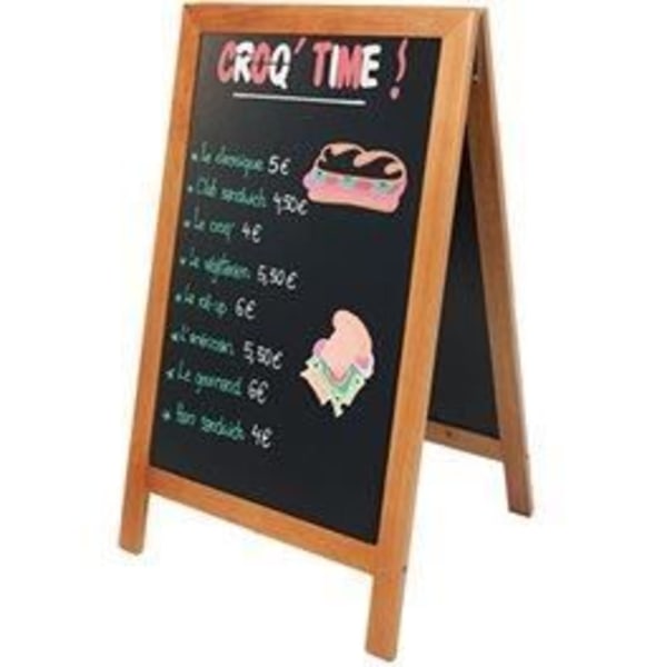 Trottoarskylt 1:a pris Teak (85x55cm)