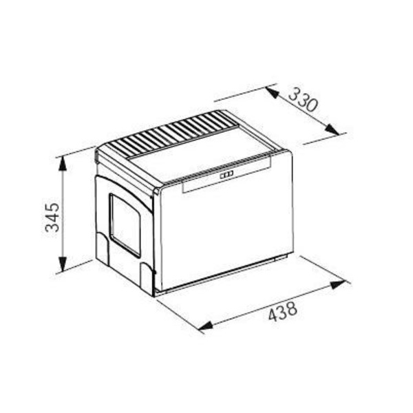 Bin Cube 50 2 papperskorgar 038183 Franke