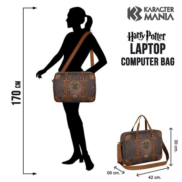 Laptop-väska - Harry Potter Pride - Brun - En storlek