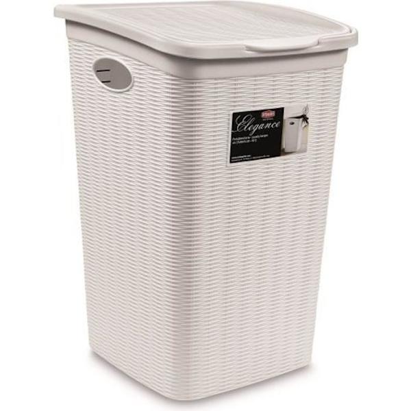 STEFANPLAST Elegance tvättlåda - 50 l - Vit Vit