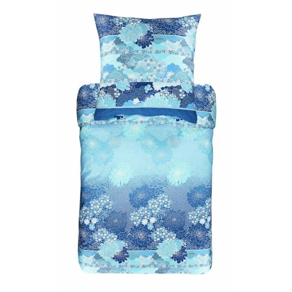 Bassetti lakan set - 9311769 - Blå bomull säng set 140 x 200 cm