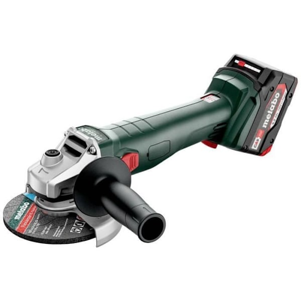 Sladdlös vinkelslip - METABO - B 18 L 9-125 - Batteri - 125 mm - Metall