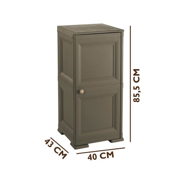 Tontarelli Cellar 85,5 cm x 40 cm wenge för 18 flaskor