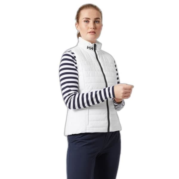 Helly Hansen crew insulator 2.0 ärmlös jacka för kvinnor - vit - L Vit S
