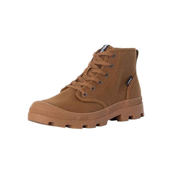 Aigle Bottes Ténéré CVS herr brun - hög textilskoning, gummisula brun 42