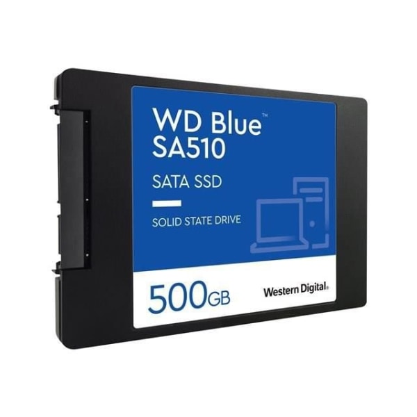 WESTERN DIGITAL Hårddisk SA510 - SATA SSD - 500GB intern - 2,5" format - Blå