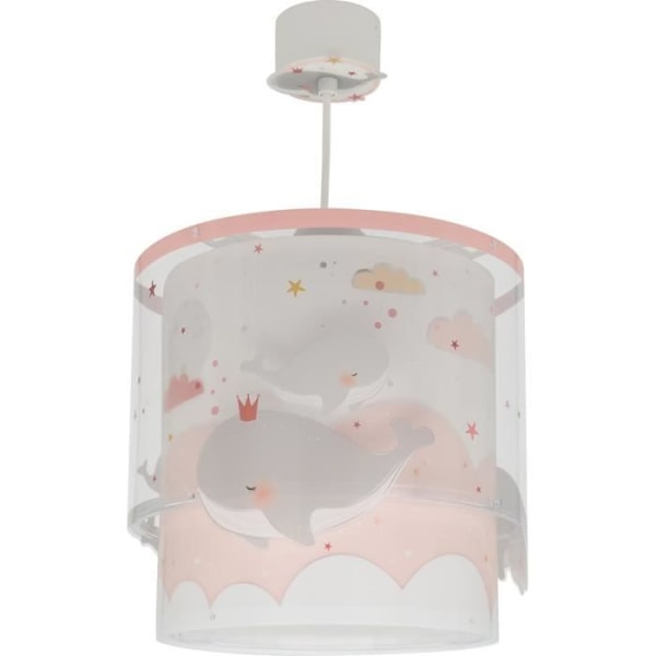 Upphängd Lampa Tak Barn - Dalber - Rosa Val - Återvinningsbara material - 1 ljuskälla - Inomhus