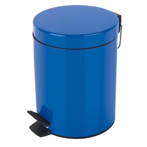 Spirella Pedal Bin Metall SYDNEY 3L Blå Blå
