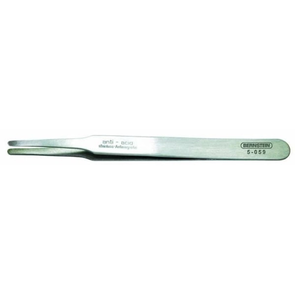 Pince brucelle - BERNSTEIN - 5-059 2a SA - platta - rund - 120 mm