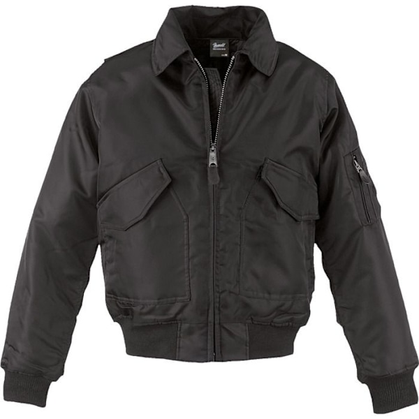 Blouson - Brandit - CWU - Vattentät nylon - Fleecefoder - Svart färg svart jag