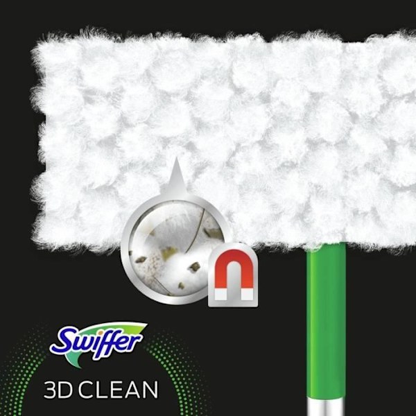 Swiffer dammmopp, 3D-rengöring, torrservetter Refills 14 Count