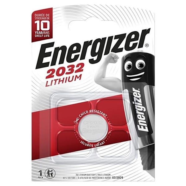 ENERGIZER CR2032 LITHIUM BATTERI 3V