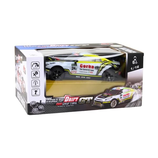 RC Bilsport 1:16 Drift Utbytbara Hjul Vit-Gul