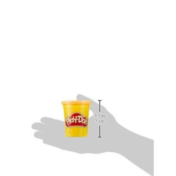Play-Doh Modeling Compound - Förpackning med 4 intensiva färger för barn - 112 g 4 krukor: Naturfärger