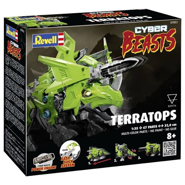 Science fiction-modell Revell 07852 CyberBeasts TerraTops 1:35