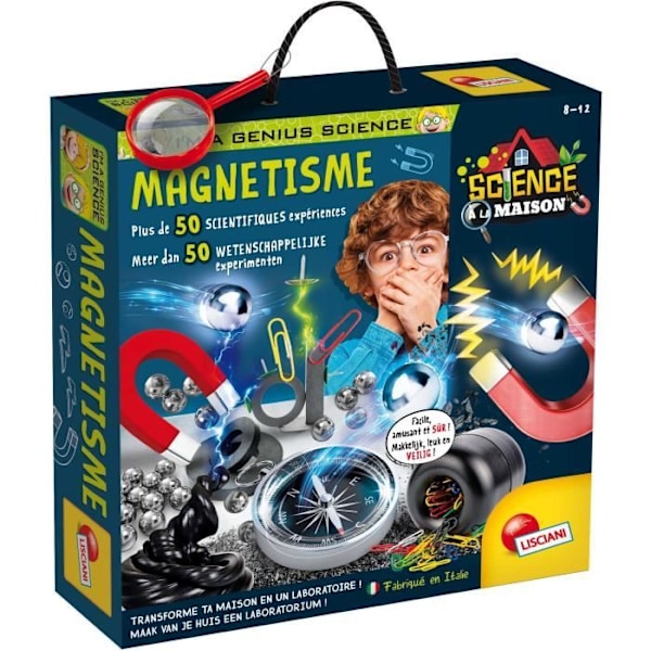 50 experimenter i magnetism - Vetenskapskit - JAG ÄR EN GENIUS Flerfärgad