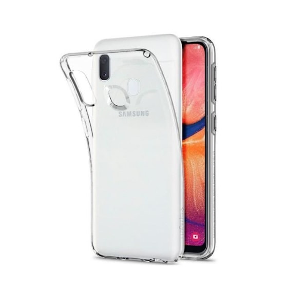 Coque - SPIGEN - Liquid Crystal - GALAXY A20E - Transparent - Stötsskydd Transparent