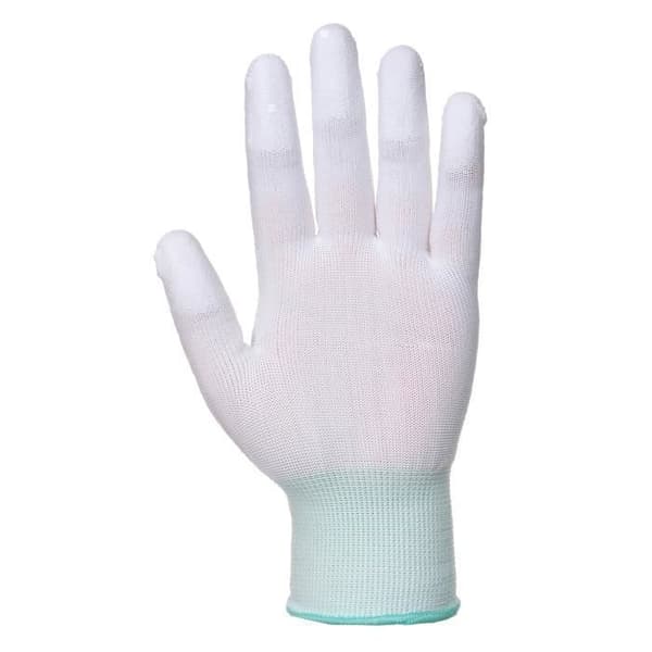 Portwest PU-belagd fingerhandske... Vit S
