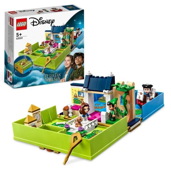 LEGO Disney 43220 Peter Pans och Wendys äventyr i en sagobok