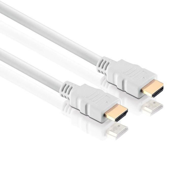 HDSupply Standard Speed ​​HDMI-kabel med eTHERNET - 15 m - Vit - X-HC070-150E