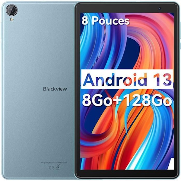 Tablett Taktile - Blackview - Tab 50 - 8 tum HD - 128 GB - WiFi 6 - Android 13 Blå