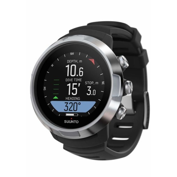 Suunto Dykdator, Dive D5 Dykdator, Svart/Silver, One Size