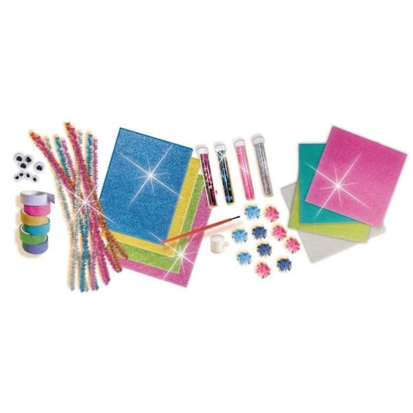 SES CREATIVE glitterpysselsats - Pojke och flicka - Över 5 år - Flerfärgad Flerfärgad