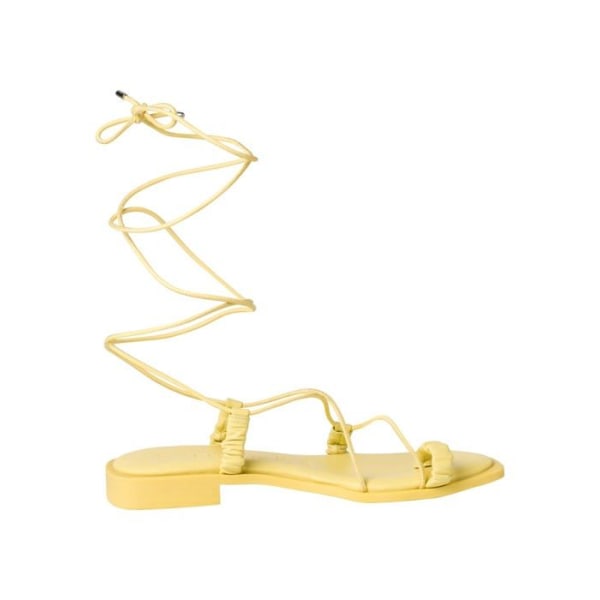 Sandal - barfota Tamaris - 1-1-28105-28 - Platt sandal för kvinnor Söt citron 40