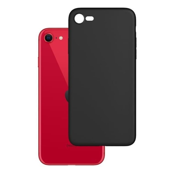 Fodral för iPhone SE (2020) Mattsvart Mjukt 1,2 mm Matt fodral