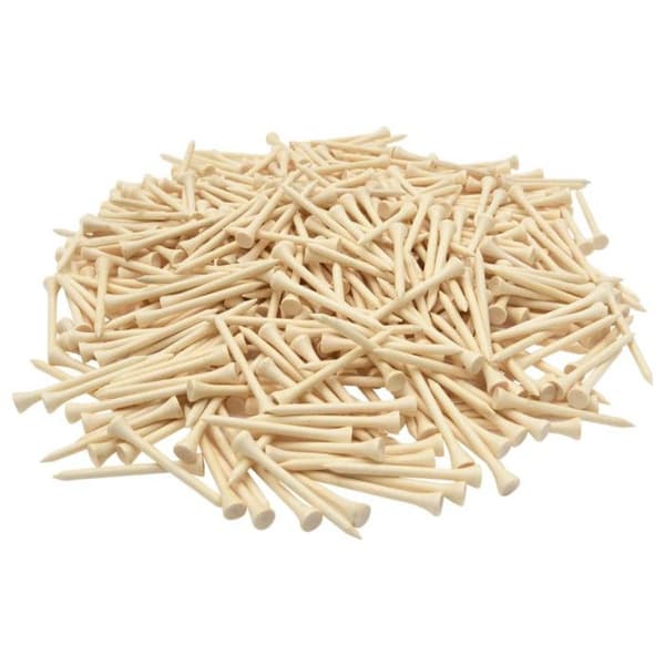 Golftee 1000 st 83 mm bambu Naturlig