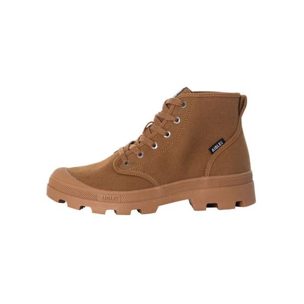 Aigle Bottes Ténéré CVS herr brun - hög textilskoning, gummisula brun 42