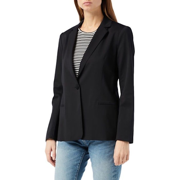 Armani utbyte - 8NYG07YNG9Z-1200-10 - Stretch enknäppt, enkelknäppt kavajjacka för dam Svart 46