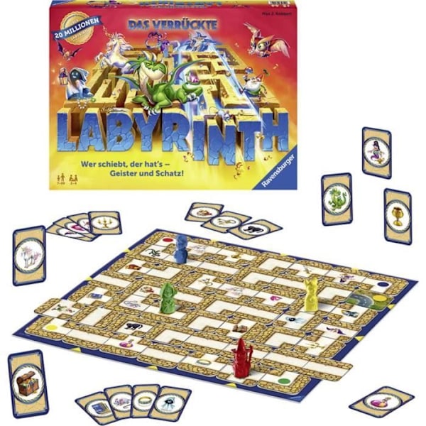 Brädspel - RAVENSBURGER - 26955 - Galen labyrint - 2 spelare eller fler - Från 6 år