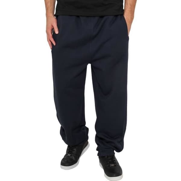 Urban Classics - Marinblå joggingbyxor - 3XL Blå XS