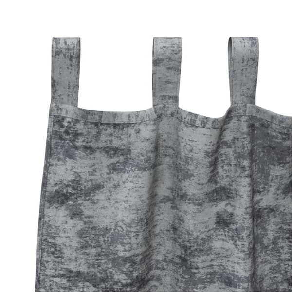 Gardiner 2 st med öljett Silvergrå 260x140 cm