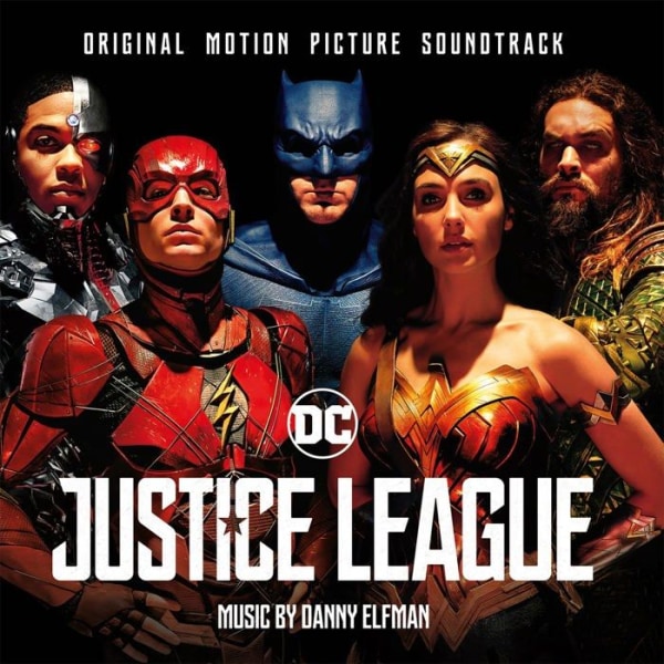 Vinyl soundtrack Musik på vinyl Justice League Colorful Vinyl Flame