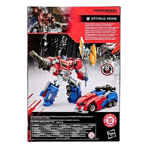 Hasbro - Transformers: War for Cybertron Studio Series Voyager Class - Figurine Optimus Prime 16 cm
