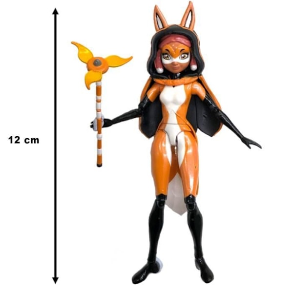 BANDAI Miraculous Ladybug - Minidocka 12 cm: Rena Rouge Röd