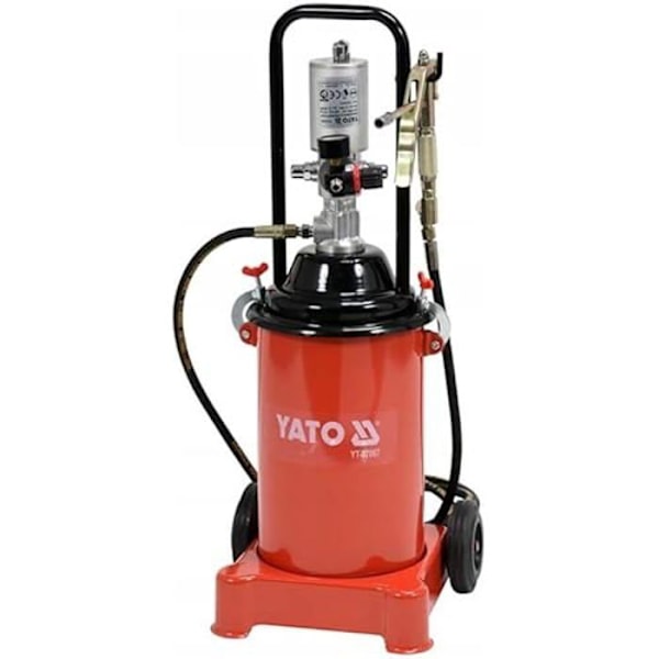 YATO Professional Mobile Pneumatic Grease Press 12L