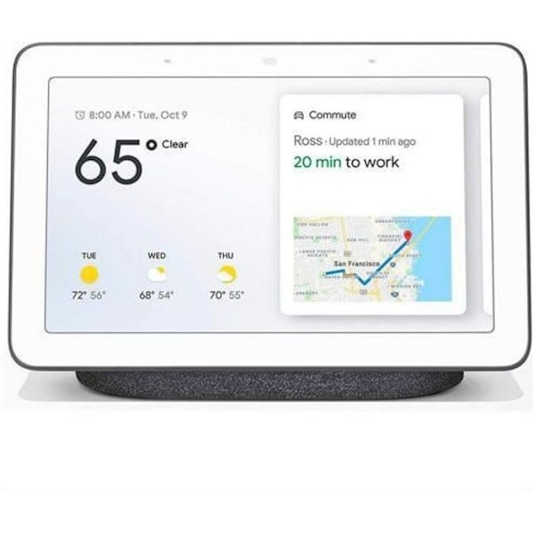 Nest Hub - Google - Smartspeaker - Röstkontroll - Bluetooth-anslutning - Handsfree